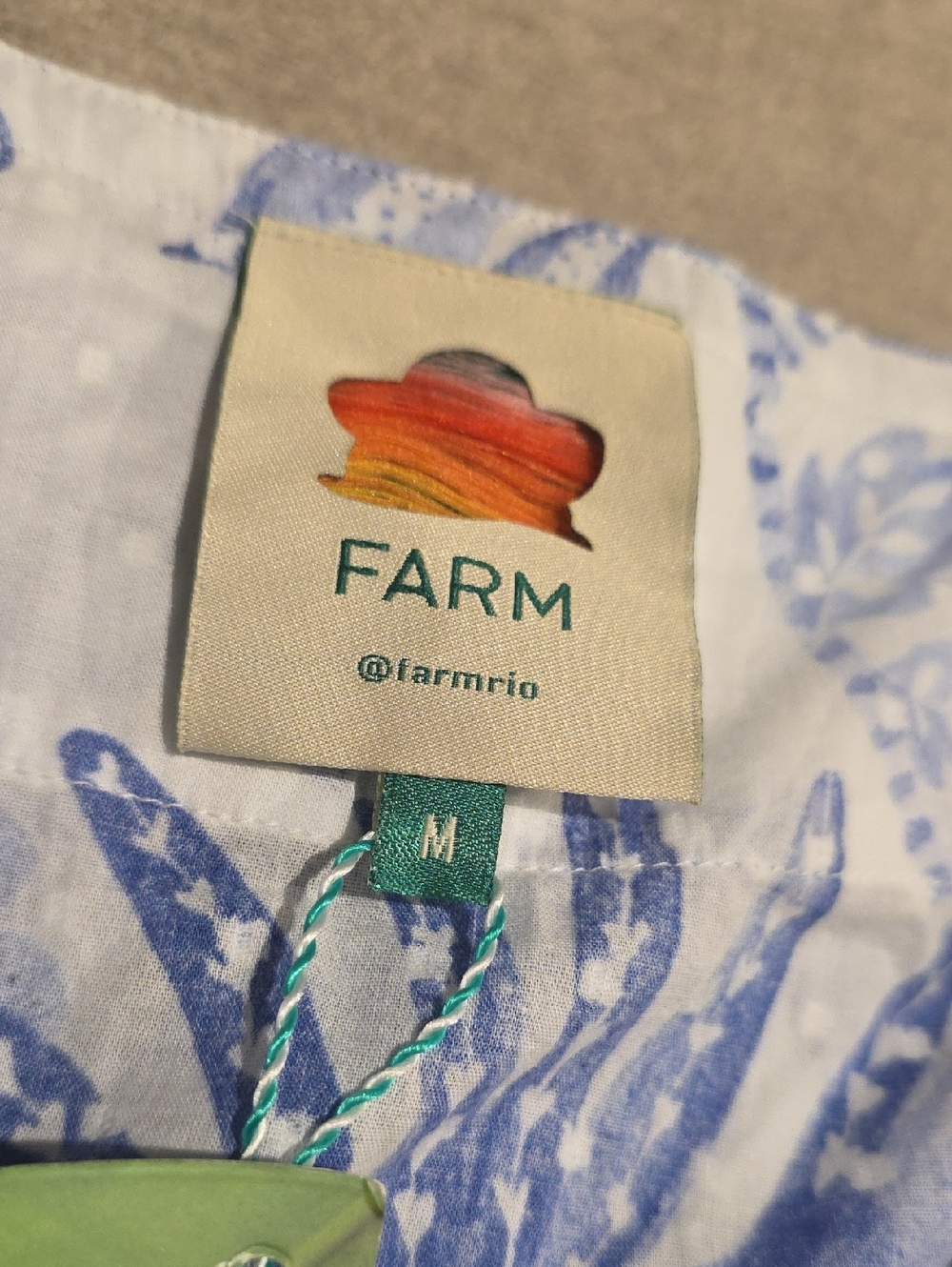 NWT FARM RIO | $210 Flowerful Birds Mini Dress - Picture 14 of 14